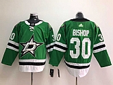 Dallas Stars 30 Bishop Green Adidas Stitched Jersey,baseball caps,new era cap wholesale,wholesale hats
